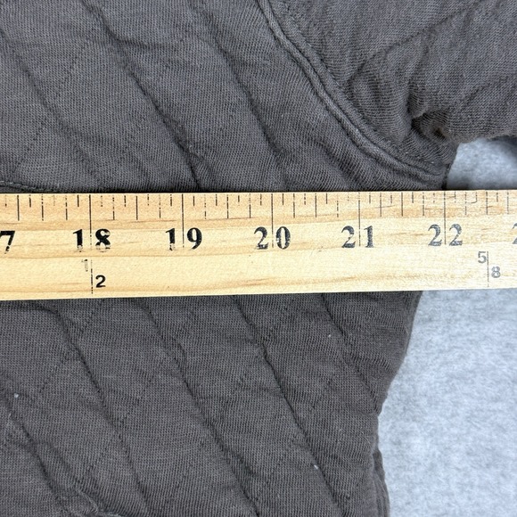 Wellen Sweatshirt Mens Medium Quilted Jersey Quarter Zip Pullover‎ Huckberry - Picture 15 of 16